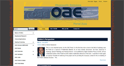 Desktop Screenshot of otoemissions.org